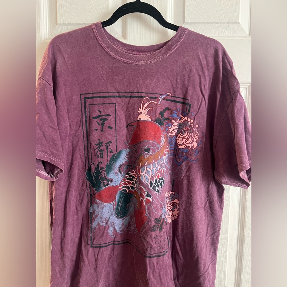 Urban outfitters Koi fish T-shirt